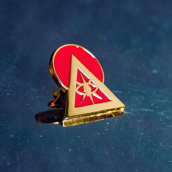 Gold Illuminati Insignia Pin - Image 2